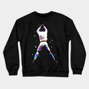 Football pop art Crewneck Sweatshirt